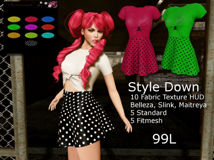 ~Somerset~ Style Down Dress