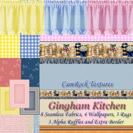 CamRock Textures - Gingham Kitchen Set