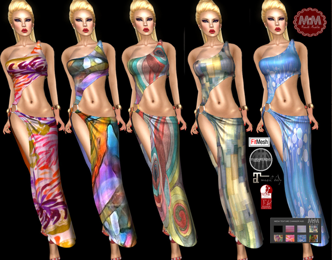 M&M-TUBE ROSE DRESS (Demo)