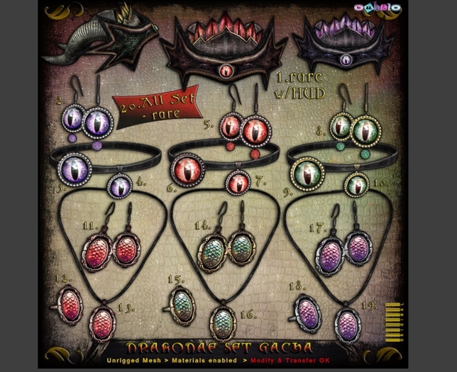 6. [ bubble ] Drakonae Eye Ring -Red