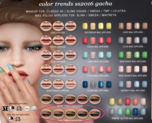 alaskametro "Color Trends" eyeshadow - Cool Tones