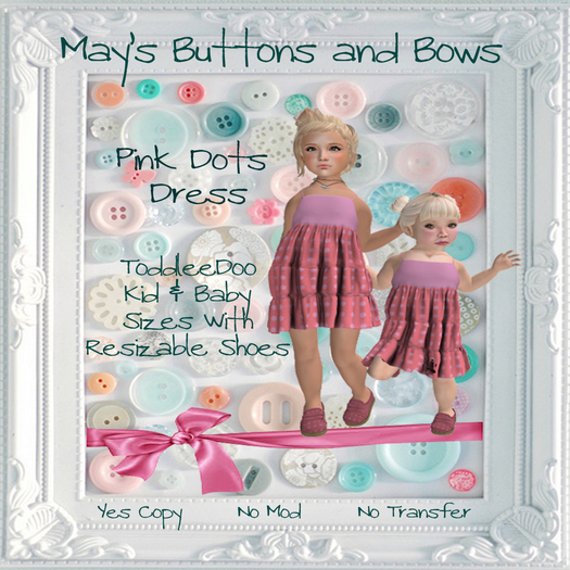 MBB * Pink Dot Dress Outfit (B&K)