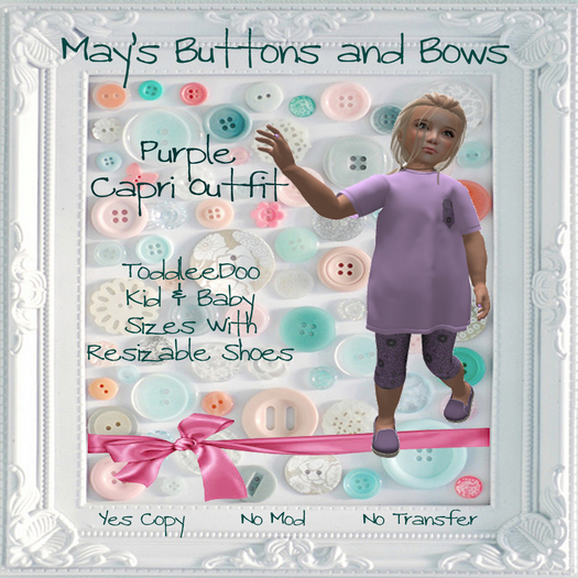 MBB * Purple Capri Outfit (B&K)