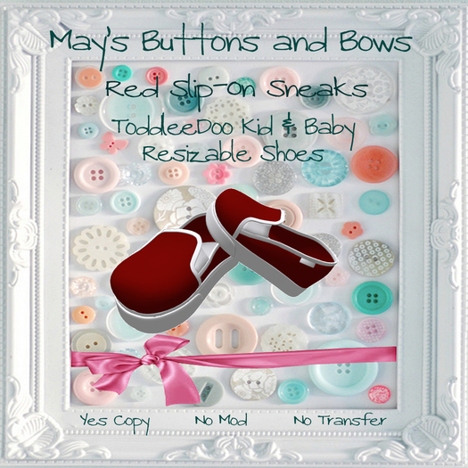 MBB * Red Slip-On Sneaks (B&K)