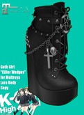 KO-H Goth Girl Killer Wedges Maitreya Lara