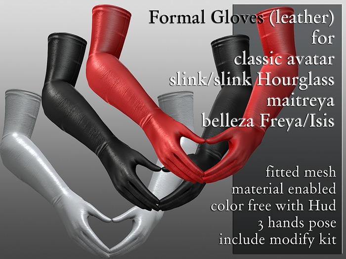 Formal Gloves(Ladies) (No Bento)