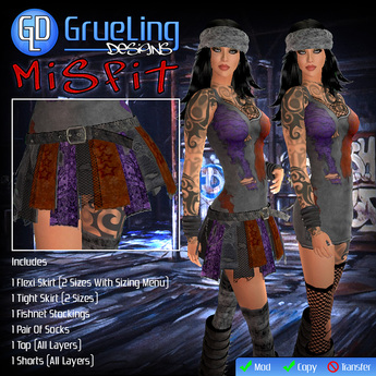 Second Life Marketplace - GrueLing Designs - Misfit