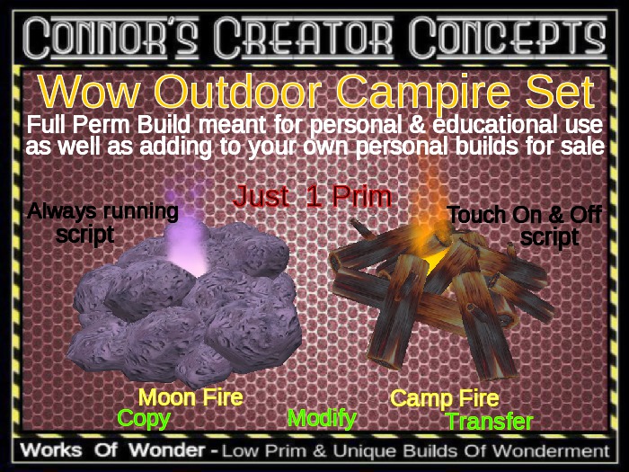 WOW Outdoor Campfire Set