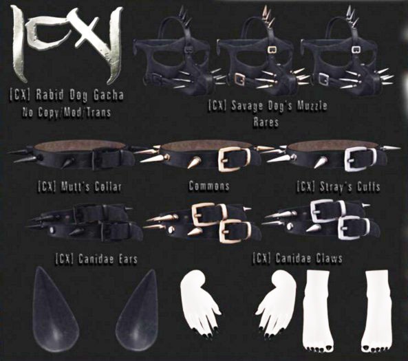[CX] Stray's Cuffs (Gold)