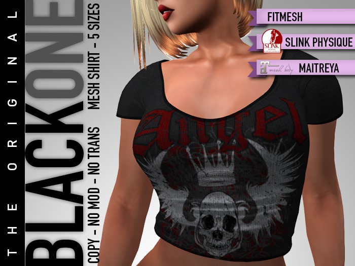 .:B1:. Mesh Rocker Shirt Angel