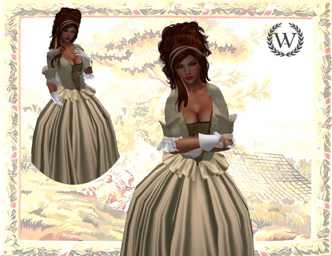 vestido a la espanola Abril / baroque spanish dress April (BOX)