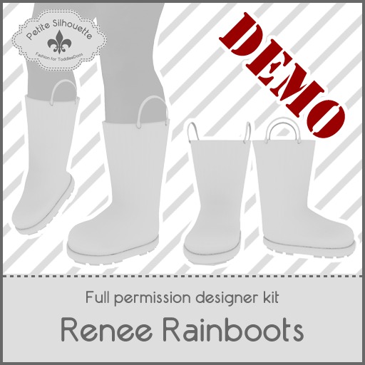 [PS] Full Perm TD Mesh - Renee Rainboots DEMO