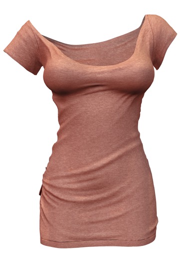 *Just BECAUSE* Zoe T-Shirt Dress - Rose - Maitreya,Belleza,Slink