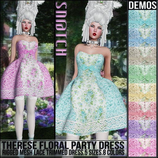 Sn@tch Therese Party Dress (PASTELS/All Colors/Sizes)