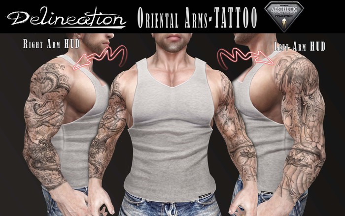 ::[DELINEATION]:: (Aesthetic) Oriental Arms Tattoo