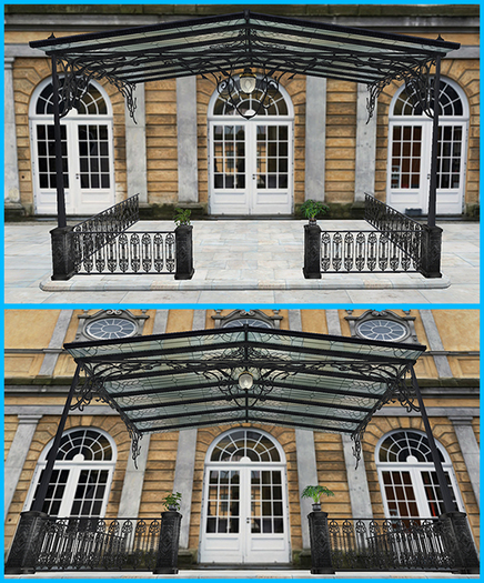 Second Life Marketplace - MASTER-Pergola cast iron facade-001