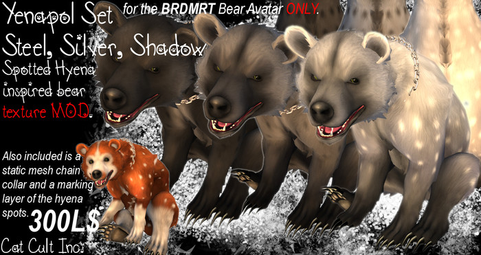 Cat Cult Inc. Yenapol Bear Greys MOD (Boxed)