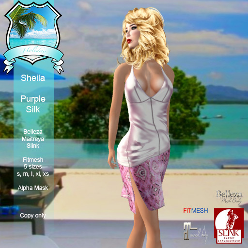 Firebird Sheila Purple Silk