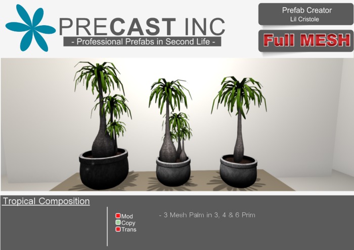 PreCAST Inc. - Tropical Composition