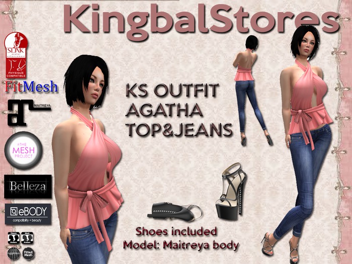 250 KS OUTFIT AGATHA TOP&JEANS