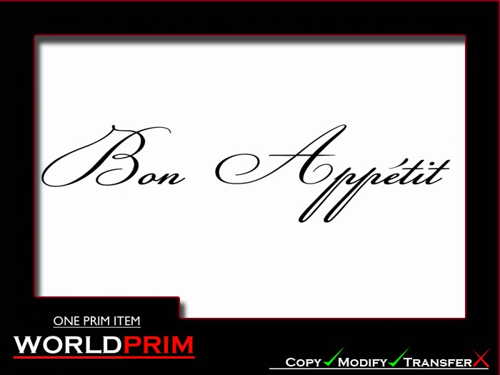 bon appetit
