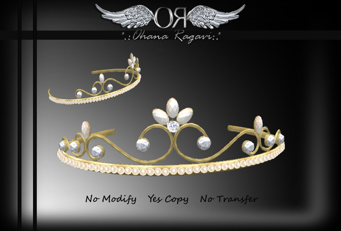 *.:OR:.* Tiara Golden - Pearls