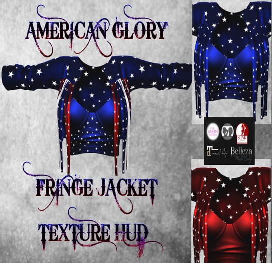 BWR AMERICAN GLORY FRINGE JACKET