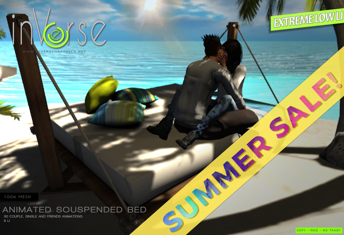 ☰ inVerse ☰ Souspended bed - couple, single, friends animations
