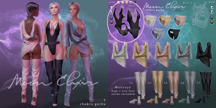 Moon Elixir - Chakra - 1 - Maitreya - Bodysuit - RARE