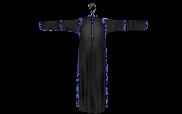 Ramadan Thobe Men's Galabya Blue