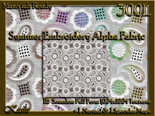 !Kushi! SummerEmbroidery Textures -WEAR TO UNPACK