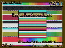 Bright Fun Stripe Fabric Seamless Textures