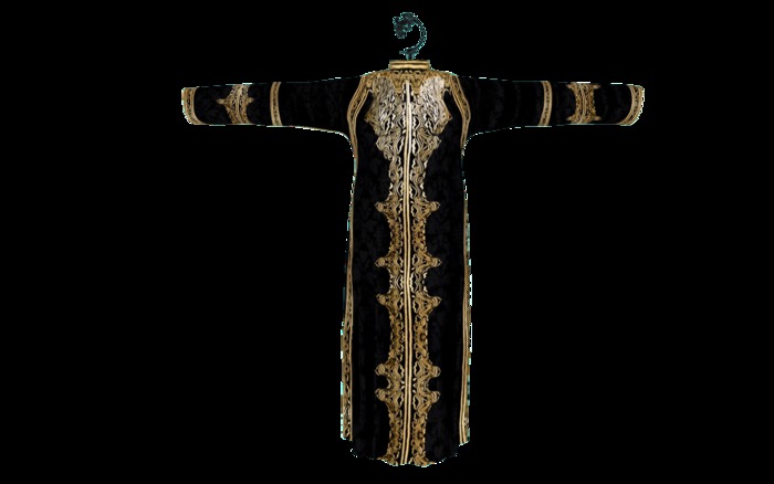 Degleh Thobe Men for marriage or Eid al-Fitr-BLCAK & Gold