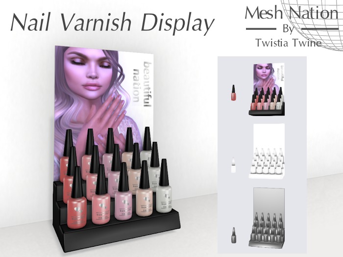 * Mesh Nation * FULL PERMISSIONS Nail Varnish Display