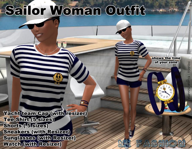 Sailor Woman Outfit - NE FASHION