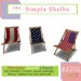 Simply shelby patriotic beach chairs trio