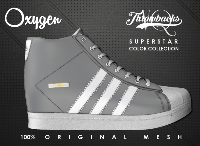 OXYGEN SUPERSTAR GREY (Add Me to Unpack)