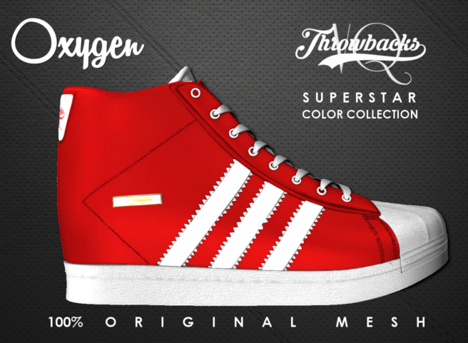 OXYGEN SUPERSTAR RED (Add Me to Unpack)