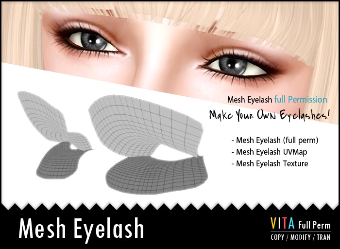 [full perm] Mesh Eyelashes