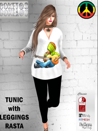 coket@s TUNIC WITH LEGGINGS RASTA