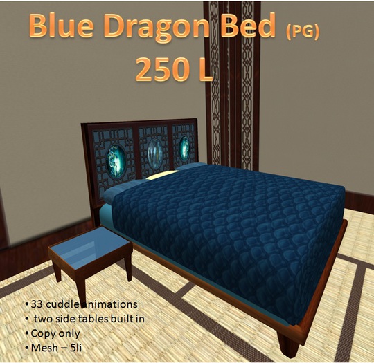 Blue Dragon Sleep only Bed