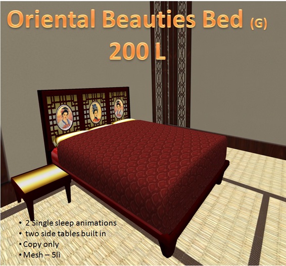 Oriental Beauties Sleep only Bed