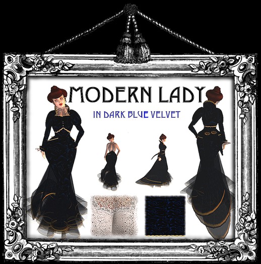 Modern lady boxed
