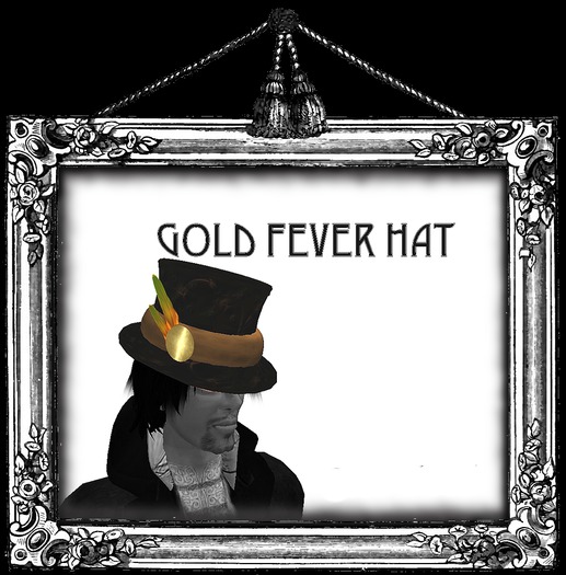 Gold fever hat boxed