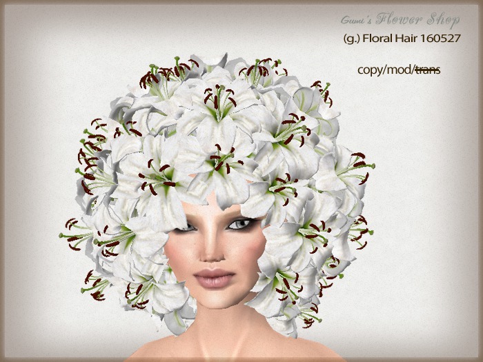 (g.) Floral Hair 160527