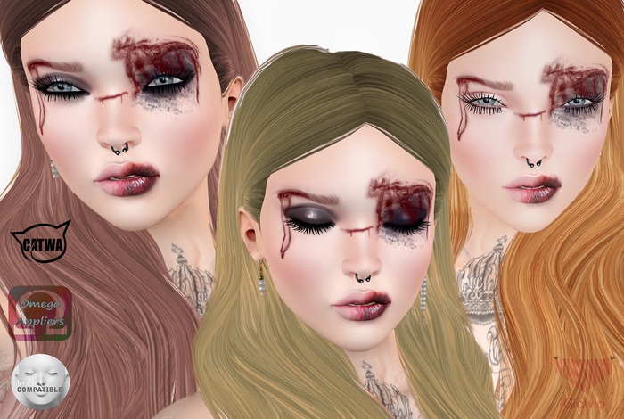 Glawio - Busted Face (Lelutka & Omega Appliers)