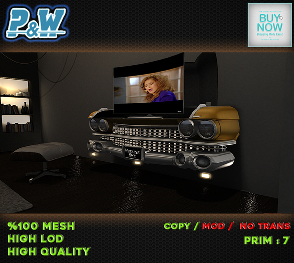 ..::P&W::.. Clacis Car TV Stand  V01