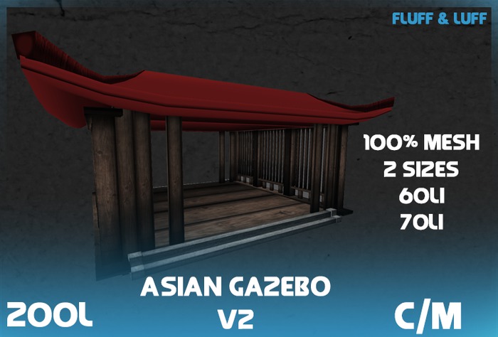 Fluff & Luff - Asian Gazebo V2