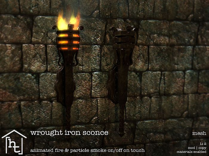 [ht:home] wrought iron sconce