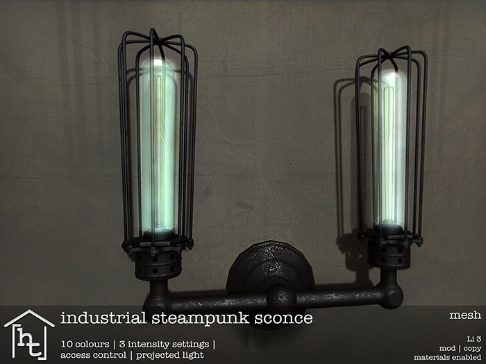 [ht:home] industrial steampunk sconce